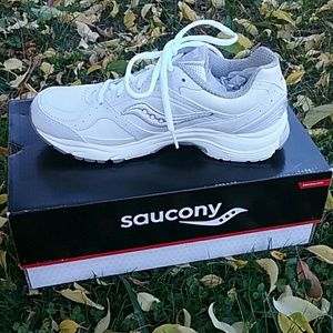Saucony White women's running shoe